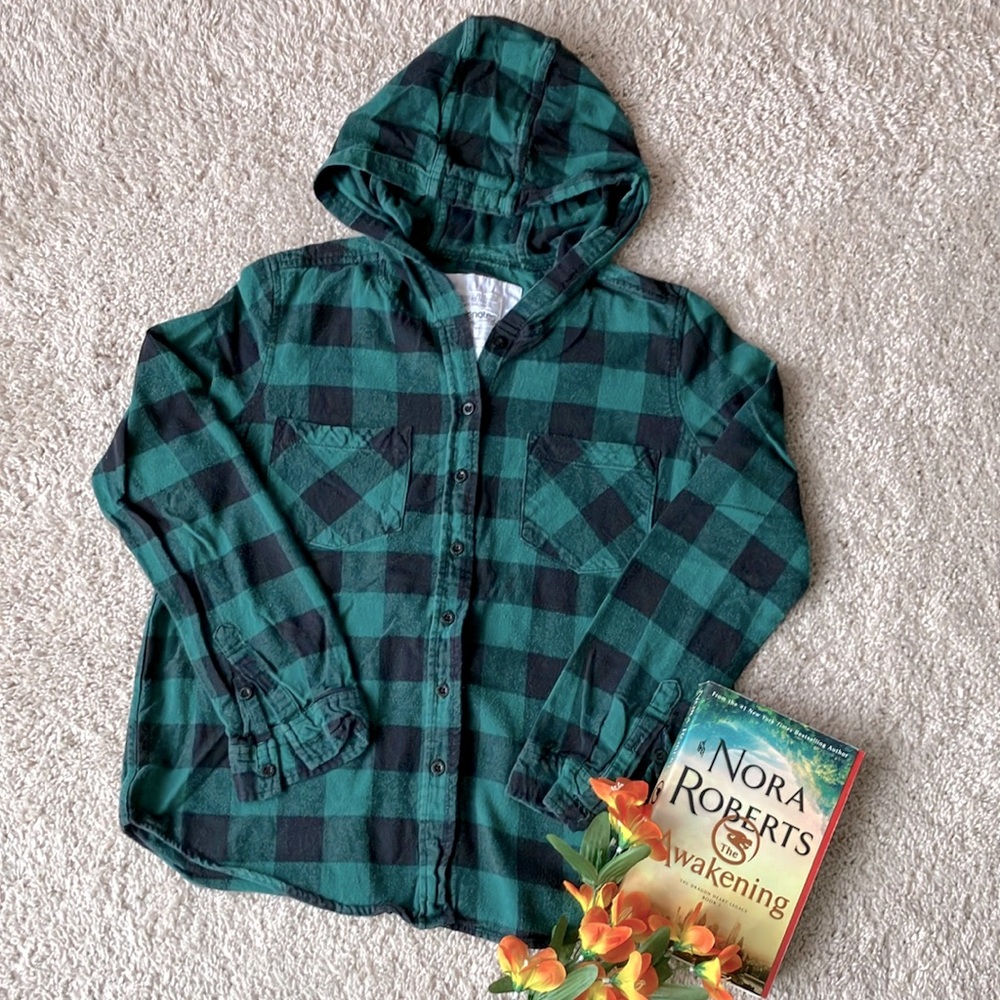 Bluenotes | Plaid Shirt with Hood